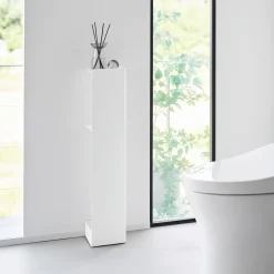 Yamazaki Toilet Organizer på Hjul - HVID