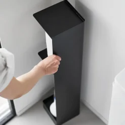 Yamazaki Toilet Organizer på Hjul - SORT