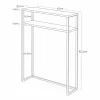Yamazaki Tower Konsolbord - Smalt i Hvid Metal (60 cm)