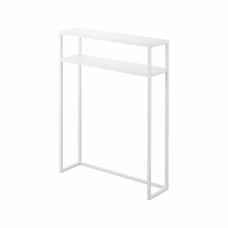 Yamazaki Tower Konsolbord - Smalt i Hvid Metal (60 cm)