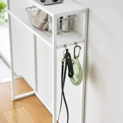 Yamazaki Tower Konsolbord - Smalt i Hvid Metal (60 cm)