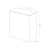 Yamazaki Tower Magnetisk Opbevaringsholder, Hvid