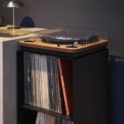 Yamazaki Tower Opbevaringsmøbel til LP plader, Sort