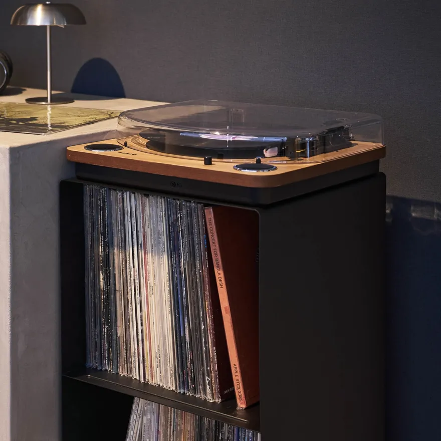 Yamazaki Tower Opbevaringsmøbel til LP plader, Sort
