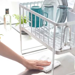 Yamazaki Tower opvaskestativ - 2 niveauer