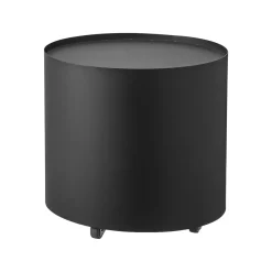 Yamazaki Tower Plantebord med Hjul og Opbevaring - Sort