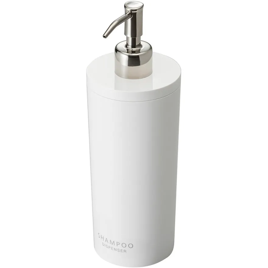 Yamazaki Tower sæbedispenser - Hvid, rund