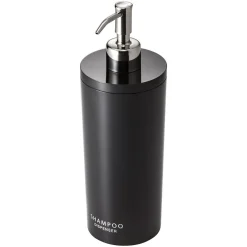Yamazaki Tower sæbedispenser - Sort, rund