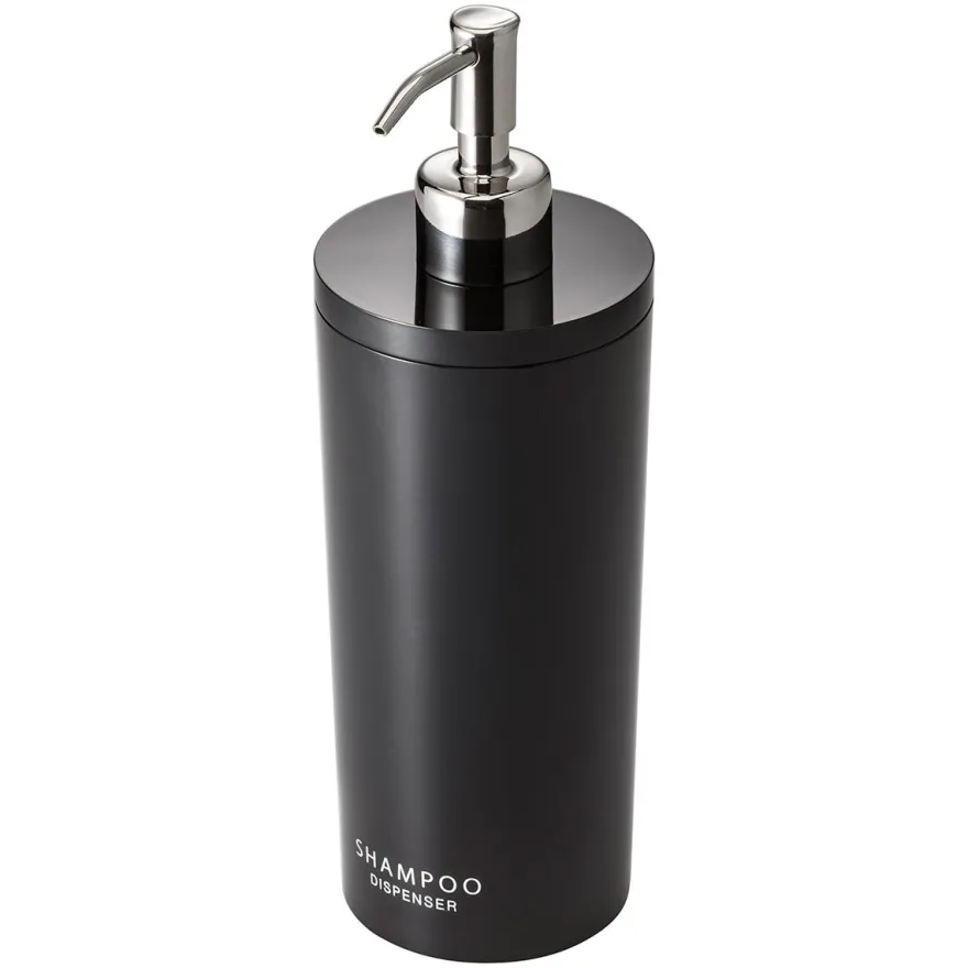 Yamazaki Tower sæbedispenser - Sort, rund