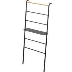 Yamazaki Tower Stige med hylde - Sort/Bambus