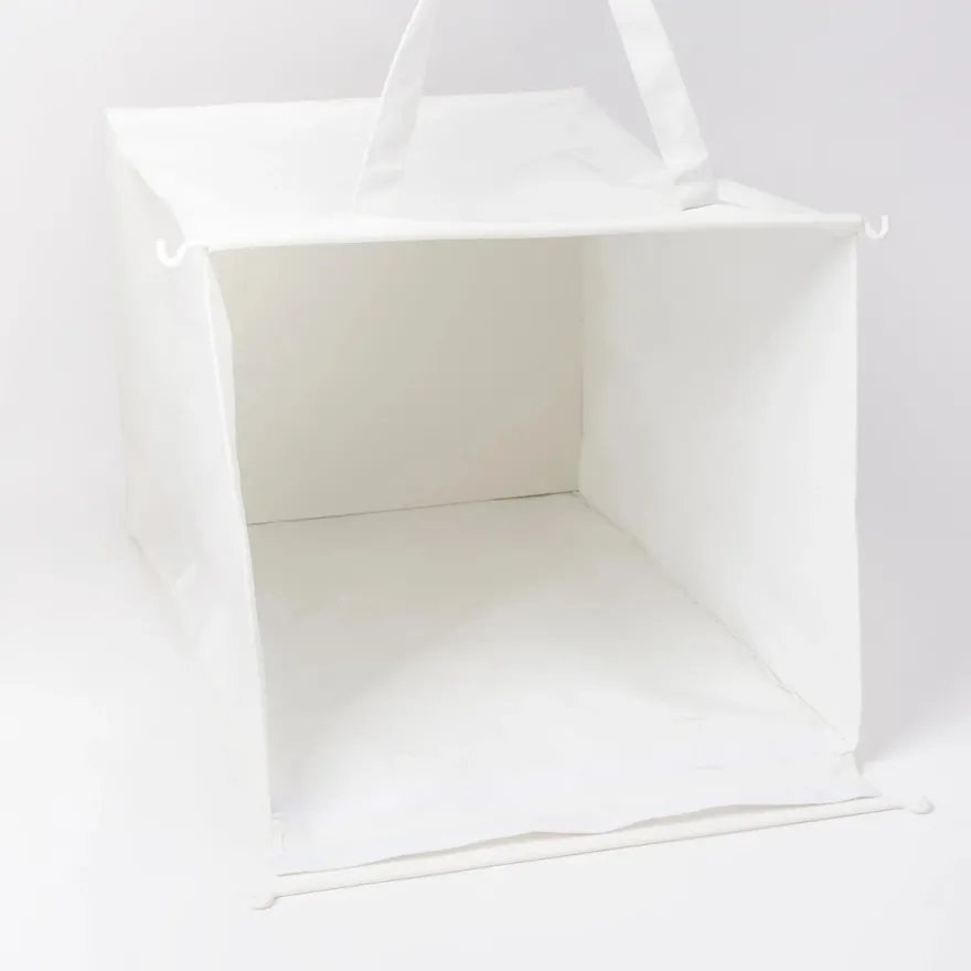 Yamazaki Vasketøjskurv FOLDABLE - Hvid