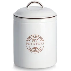 Zeller Kartoffelkrukke i Keramik - Hvid, 2900 ml