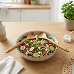 Zeller Salatbestik i Bambus, sæt à 2