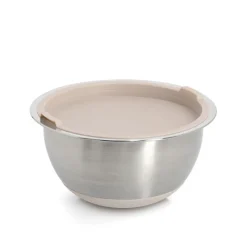 Zeller Skåle i rustfrit stål med låg. Sæt med 3 stk.